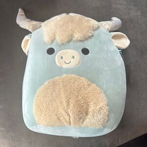 Squishmallows Armie Highland Cow 16” Plush KellyToy #1296 NWT